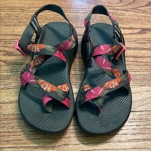 Chaco Women's Sandals - Pink, Orange, Green
